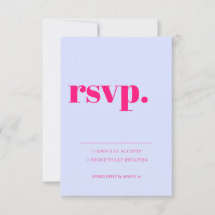 Lilás Rosa Minimalista Resposta Simples e Amigável