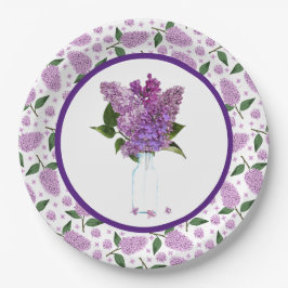 Lilases Na Primavera Prato De Papel