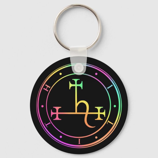 Lilith suspiro. Lua escura Chaveiro (Frente)