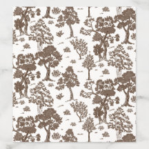 LILLIE Elegant Brown Floral Weding Convite