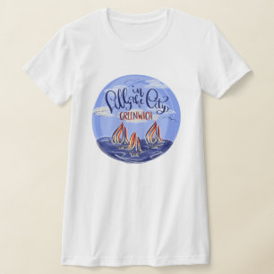 Lilly in the City Ladies Ajustado T-Shirt