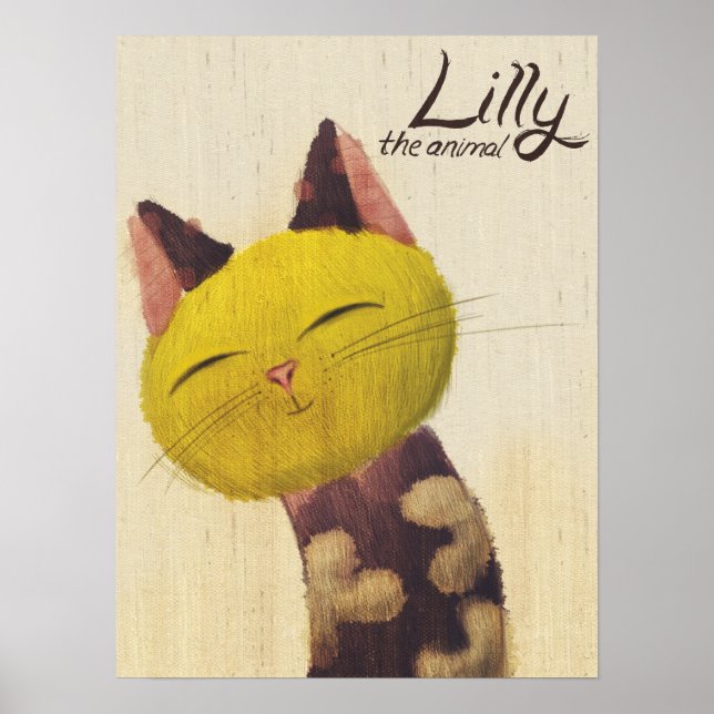 Lilly The Cat Poster (Frente)