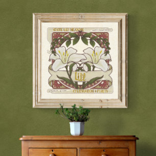 Lily Branca - Flor Significa Poster do Estilo de V