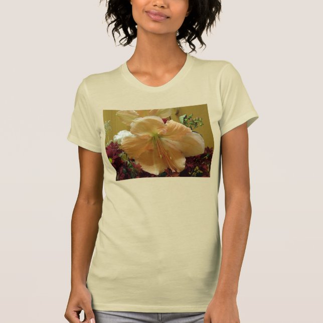 Lily Buquê Rosa Meninas T Camisa (Frente)