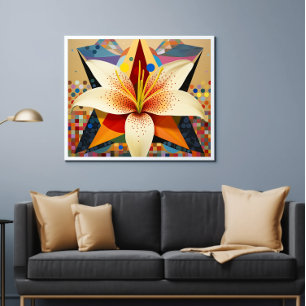 Lily de Buquê de Flor Cuja Impressão é Imprimível