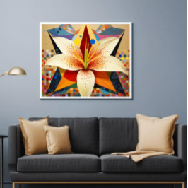 Lily de Buquê de Flor Cuja Impressão é Imprimível