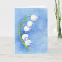 Lily do Cartões de agradecimentos do Vale