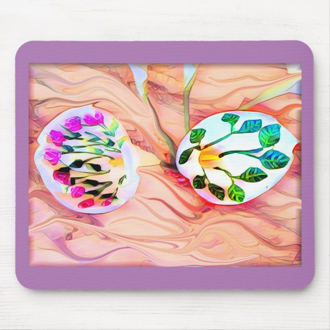 Lily Flowers Mousepad (Frente)