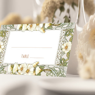Lily Name Cards Mesa Vintage Art Nouveau