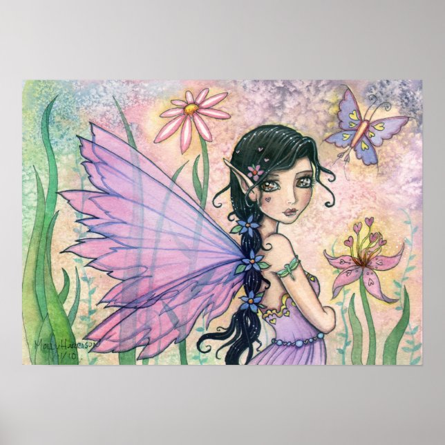 Lily of Love Fairy Poster Impressão (Frente)