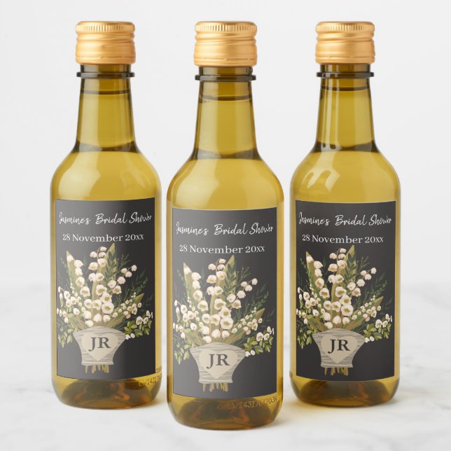 Lily Of The Valley Buquê Chá de panela (Garrafas)