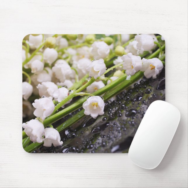 Lily of the Valley Mousepad (Com mouse)