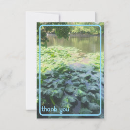 Lily Pad Cartões de agradecimentos