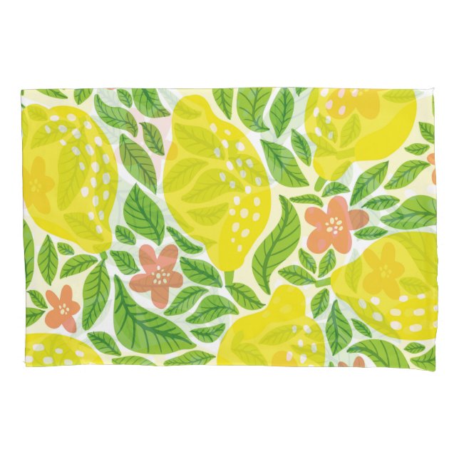 Limão Citrus Summer Vintage Patterno (Frente)
