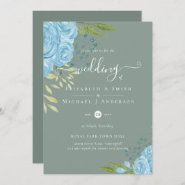 LIMÃO de Flores Azuis com Derrame