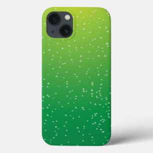 Limão Soda com Arte de Fundo de Pequenas Bolhas