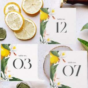 Limão White Flower Watercolor Mesa No.