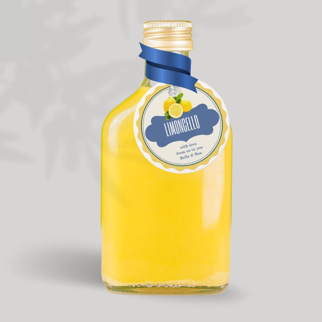 Limas da Moda Etiqueta para Garrafa de Limoncello  (Criador carregado)