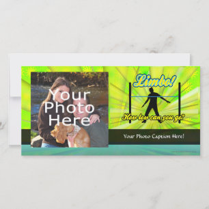 Limbo, Cartão com fotos Colorido do Neon Party