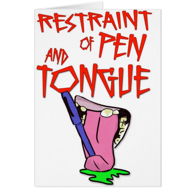 "Limitação cartão engraçado da sobriedade da (Frente)