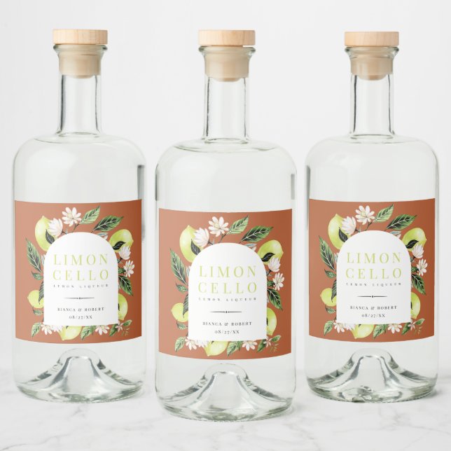 Limões Botânicos Elegantes - Frame Limoncello (Garrafas)