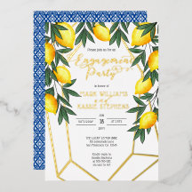 Limões de aperto principal Festa de noivado italia