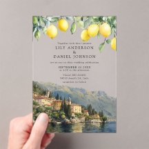 Limões do Lago de Como Casamento Italiano