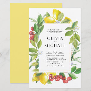 Limões e Festas de noivado de amora
