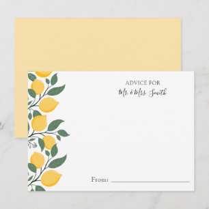 Limões modernos e deixa conselhos para o Sr. e a 