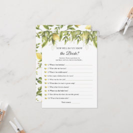 Limões que conhecem o melhor convite para o jogo