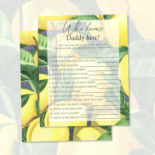 Limões - Quem sabe o melhor jogo do pai (Criador carregado)