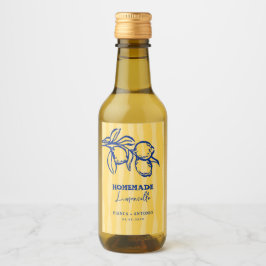 Limoncello Caseiro Favor de Casamento Italiano