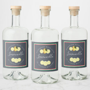 Limoncello Caseiro Personalizado Bandeira Tricolor