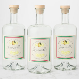 Limoncello Caseiro Personalizado Bandeira Tricolor
