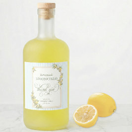 Limoncello de Limão Mediterrâneo para Casamento