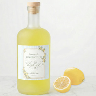 Limoncello de Limão Mediterrâneo para Casamento