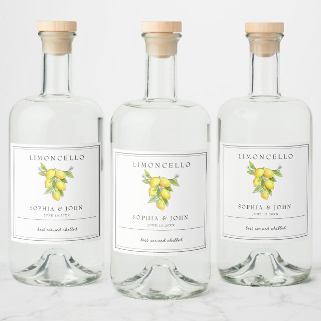 Limoncello estilo italiano (Garrafas)