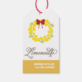 Limoncello Gift Tag, etiqueta de favor, etiqueta s