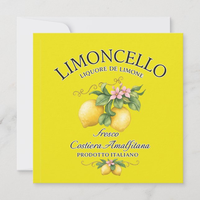 Limoncello Itália Costa Amalfi (Frente)
