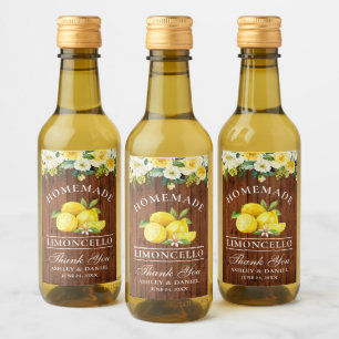 Limoncello Lemons Mínimos De Rótulos De Mata Flo