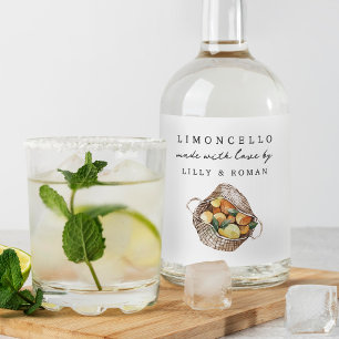 Limoncello Rústico Personalizado