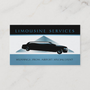 Limousines, Limo Services, Cartão de visita de dr