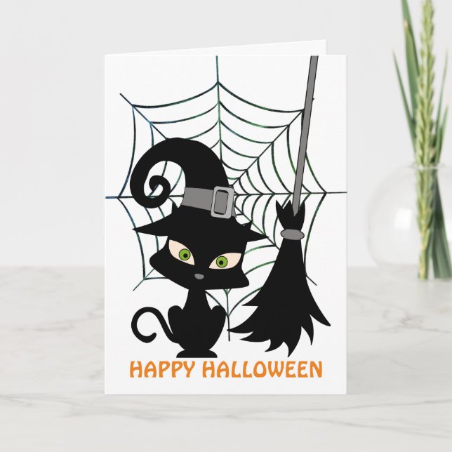 Limpando as Teias de Aranha, cartão dobrado 13 x 1 (Frente)