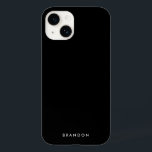 Limpar capas de iphone Preta com Nome<br><div class="desc">Limpar capas de iphone preta com texto alterável,  onde você pode adicionar seu nome ou qualquer outro texto</div>