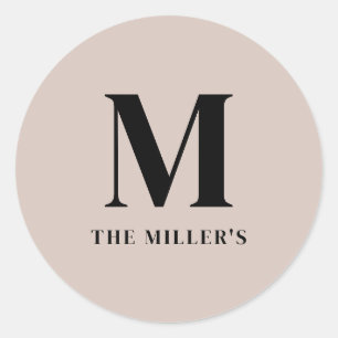 Limpar e moderno adesivo inicial