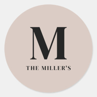 Limpar e moderno adesivo inicial