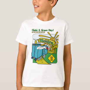 Limpe & Green Day! T-shirt dos miúdos