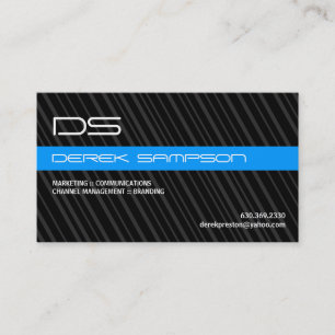 Limpe linhas:: Cartão de visita do monograma