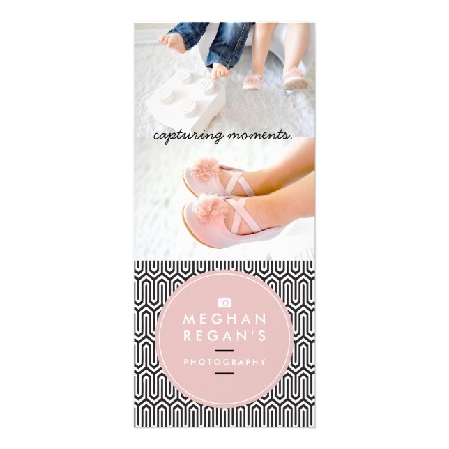 Limpe o cartão da cremalheira do design - (Frente)