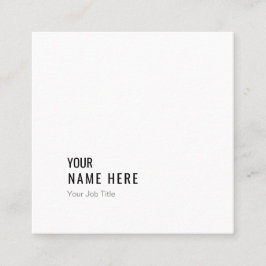 Limpe o cartão de visita moderno minimalista do